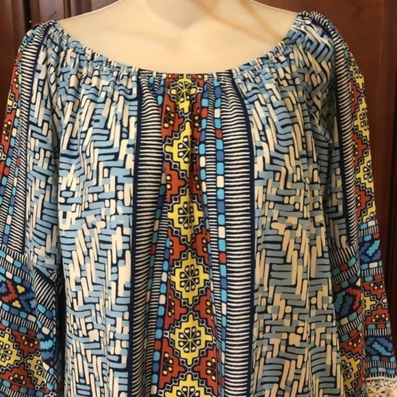 Pink owl graphic design dress with lace‎ accents - Picture 3 of 9